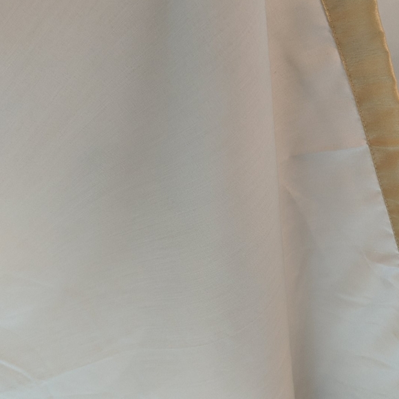 Gold lined curtains w/2 inch rod pocket. - Picture 3 of 6